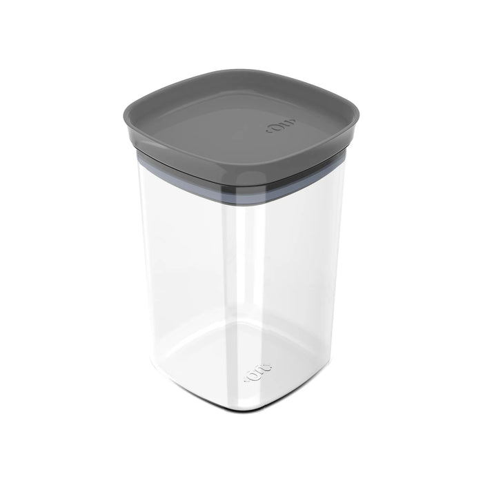 Organizador Hermetico Block 1 L de plástico transparente con tapa hermética