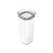Organizador Hermetico Block 1,5 L de plástico transparente con tapa hermética
