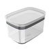 Organizador Hermetico Block Rectangular 0,65L de plástico transparente con tapa hermética