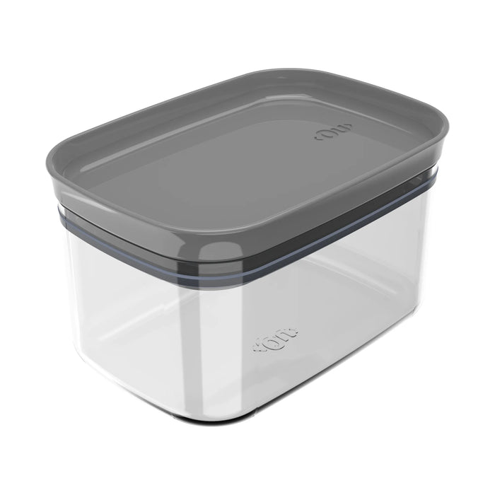 Organizador Hermetico Block Rectangular 0,65L de plástico transparente con tapa hermética