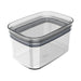 Organizador Hermetico Block Rectangular 0,65L de plástico transparente con tapa hermética