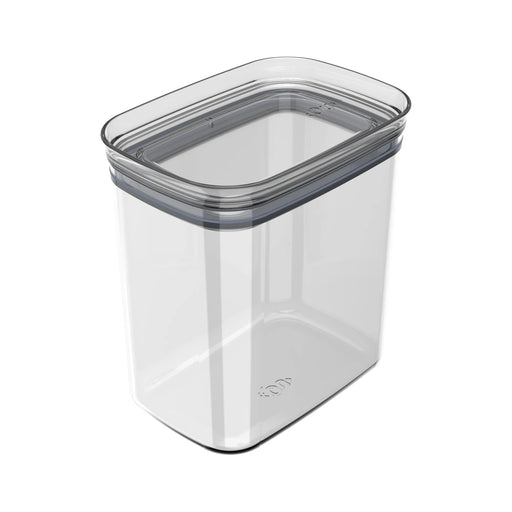 Organizador Hermetico Block Rectangular 1,5L de plástico transparente con tapa hermética