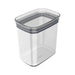 Organizador Hermetico Block Rectangular 1,5L de plástico transparente con tapa hermética