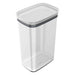 Organizador Hermetico Block Rectangular 2,3L de plástico transparente con tapa hermética