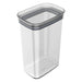 Organizador Hermetico Block Rectangular 2,3L de plástico transparente con tapa hermética