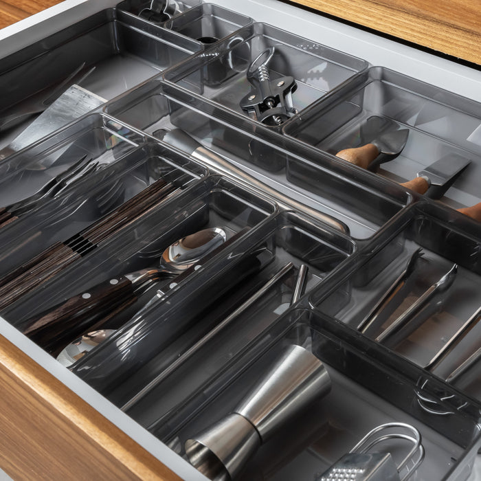 Conjunto Organizador De Cajón Clear (5 Piezas)