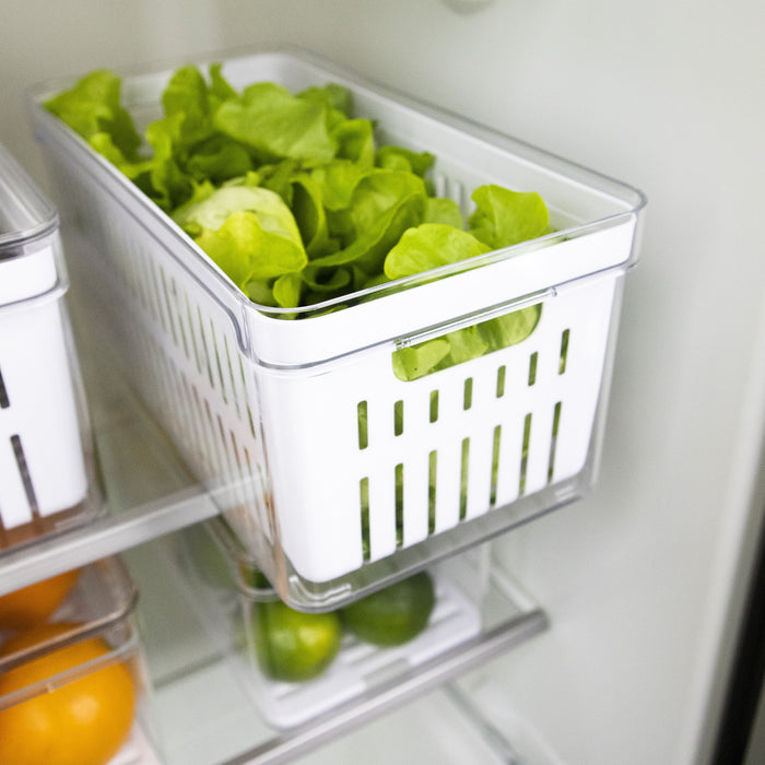 Organizador Clear Fresh con Cesta 5 Litros