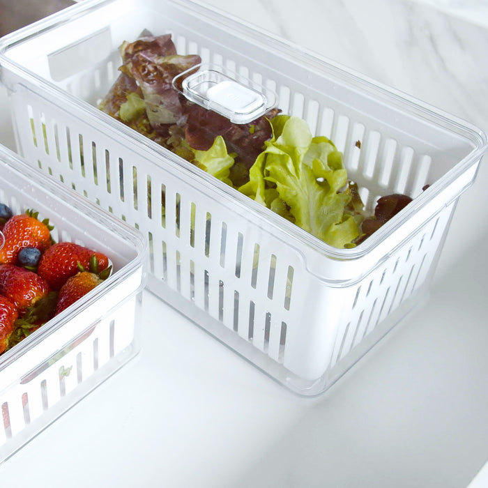 Organizador Clear Fresh con Cesta 5 Litros