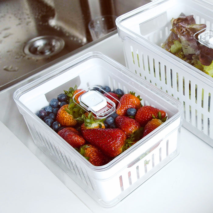 Organizador Clear Fresh con Cesta 2,2 Litros