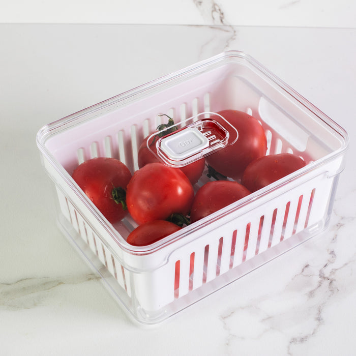 Organizador Clear Fresh con Cesta 2,2 Litros
