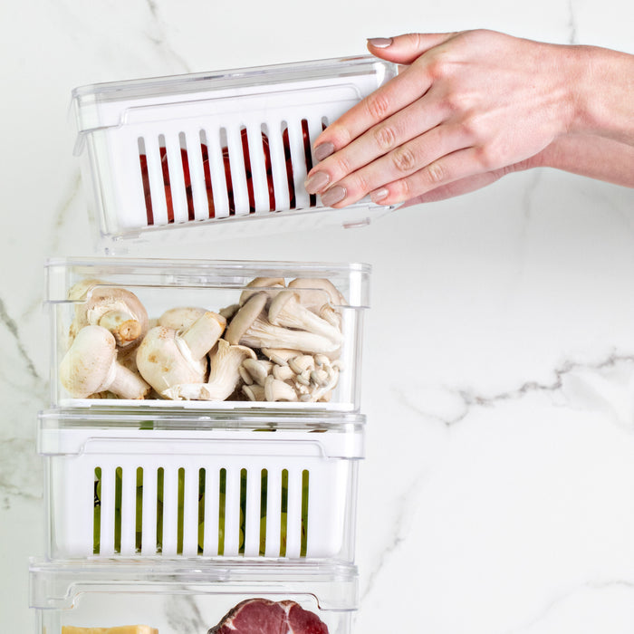 Organizador Clear Fresh con Cesta 2,2 Litros