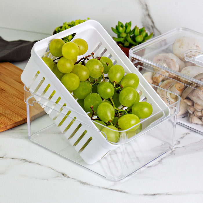 Organizador Clear Fresh con Cesta 2,2 Litros