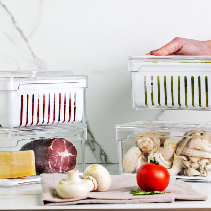 Organizador Clear Fresh con Cesta 2,2 Litros